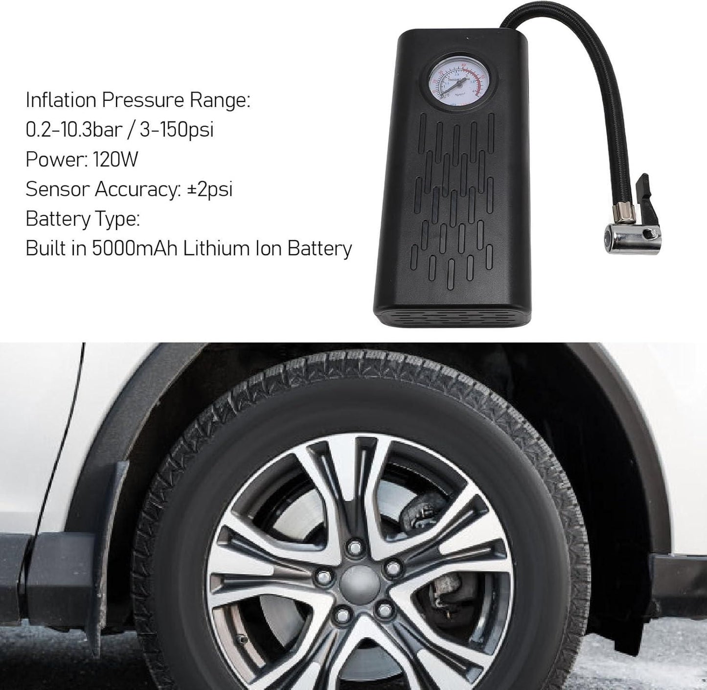 Portable Air Compressor Tire Inflator - Vanshglobal