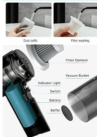 BD Portable Air Duster Wireless Vacuum Cleaner - Vanshglobal