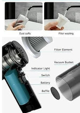 BD Portable Air Duster Wireless Vacuum Cleaner - Vanshglobal