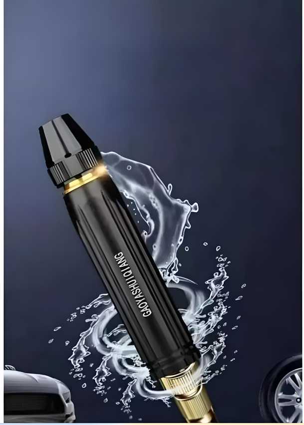 Portable High Pressure Washing Water Nozzle (Black) - Vanshglobal