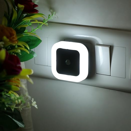 Motion Sensor Square Led Ceiling Light Flush Mount Garage Wall Lamp Warm White Light (Pack Of 2) - Vanshglobal